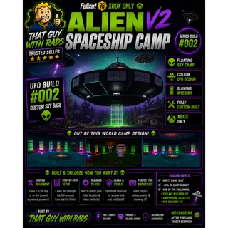 [XBOX] ALIEN SPACESHIP CAMP V2 👽 SKY BASE • CUSTOM UFO BUILD #002 | THATGUYWITHRADZ