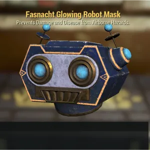 Glowing Robot Mask