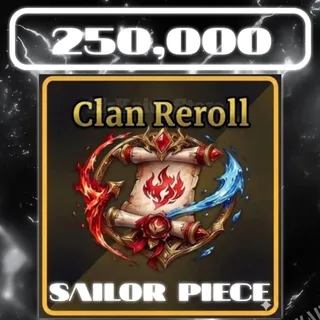 SAILOR PIECE - CLAN REROLL 