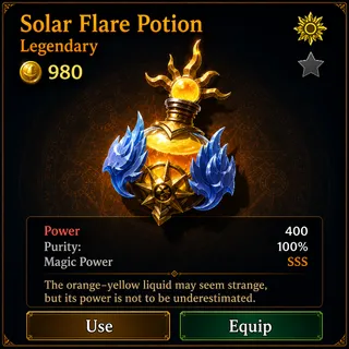 SSS SOLAR FLARE - WIZARD ALCHEMY 