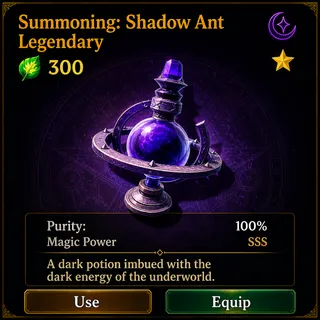 WIZARD ALCHEMY - SHADOW ANT SSS 