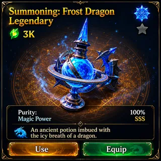 SSS FROST DRAGON - WIZARD ALCHEMY 
