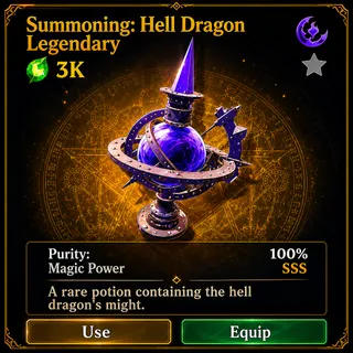 WIZARD ALCHEMY - SSS HELL DRAGON