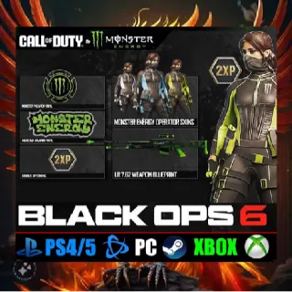 MONSTER ENERGY PACK COD BO 6 / Black Ops 6