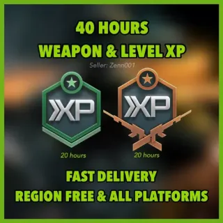 Call of Duty: Black Ops 6 - 20 Hours Double XP + 20Hours Weapon XP