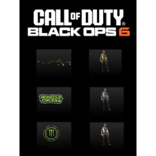 Call of Duty: Black Ops 6 - Exclusive Monster Energy Full Set Bundle Pack (PC, PS5, PS4, Xbox Series X/S, Xbox One)