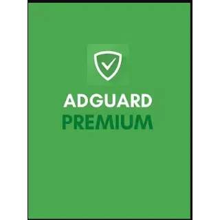 AdGuard Premium (PC, Android, Mac, iOS) 1 Devices, 1 Year - Key - GLOBAL