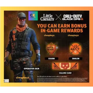 LITTLE CAESARS CODE COD BLACKOPS 6 BO6