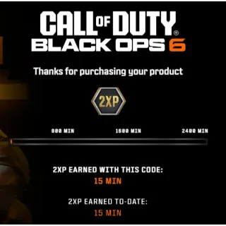   2 hours Double XP  MONSTER ENERGY  COD Black Ops 6