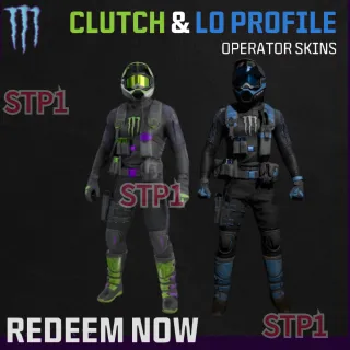 Clutch+Lo Profile Operator Skin Code MONSTER ENERGY