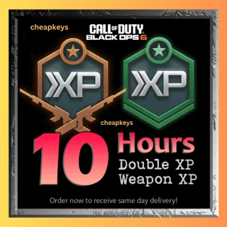  Call of Duty: Black Ops 6 - 10 Hours Double XP + 10 Hours Weapon XP