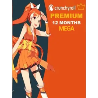 Crunchyroll Premium | Mega Fan 12 Months - Crunchyroll Key - GLOBAL