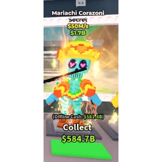 Mariachi Corazoni 12.5 M/s