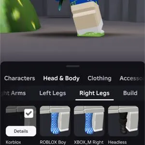 roblox headless and korblox account for sale 