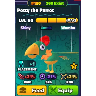 sw potty the parrot #150