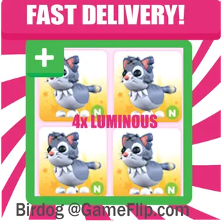4X Neon Alley Cat Luminous