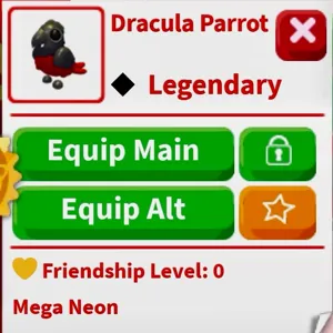 Dracula Parrot (Mega)