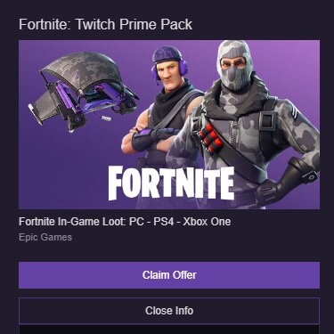 Fortnite Twitch Prime Skins Other Gift Cards Gameflip