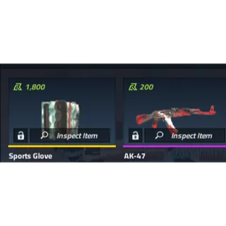 Counter blox gloves reinforced aquamarine + ak scythe