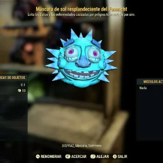 Glowing Mask Sun
