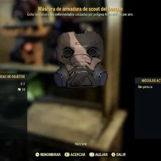 Forest Scout Armor Mask