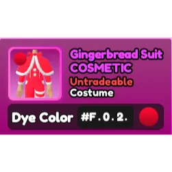 Gingerbread Suit #F.0.2 Clean