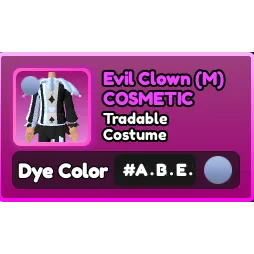 Evil Clown (M) #A.B.E Clean