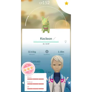 POKEMON GO - Shiny/100IV Kecleon Catch