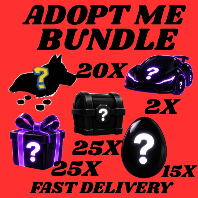 🎁 Adopt Me Mystery Bundle | 20X Random Pets + 25X Gifts + 25X Boxes ...