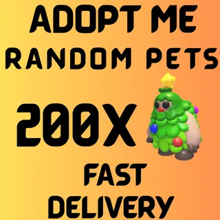 🐾 Adopt Me 200x Random Pets Bundle | Fast Delivery ⚡