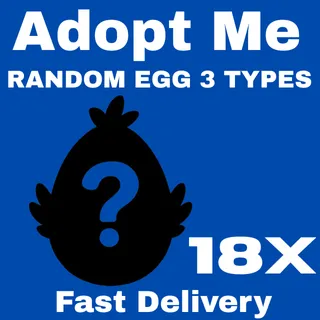 18X Random Eggs (3 Types) | Fast Delivery