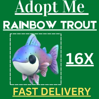 16X RAINBOW TROUT | ADOPT ME |FAST DELIVERY