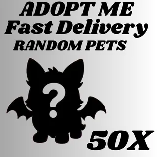 50x Random With One mega  Pets Adopt Me  | Quick Delivery