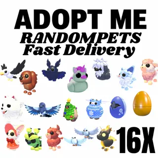 16x Random  Pets Adopt Me  | Quick Delivery