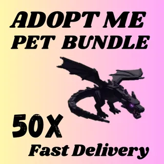 🐾 ADOPT ME! 50X Pet Bundle 🐾 | 50X Variety Pets | ⚡ Fast Delivery