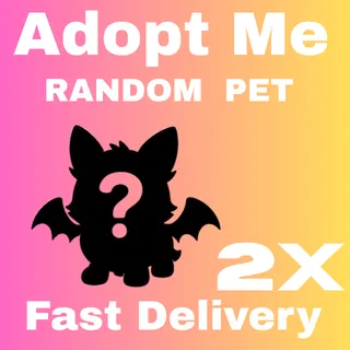 Adopt Me 2x Legendary Pets 🐾 | 3x Random Pets FREE 🎁 | Fast Delivery ⚡