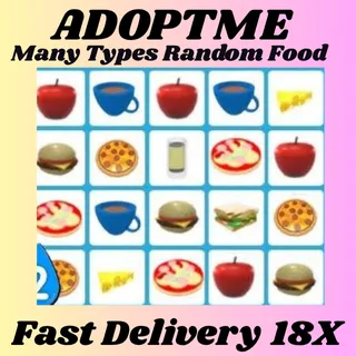 18X Many Types Random Food