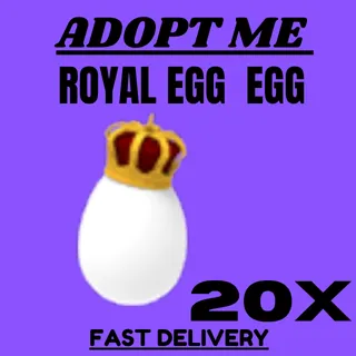 20x Royal Eggs + 3x Assorted Pets |Free  Adopt Me