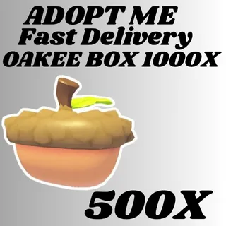 OAKEE BOX 500X - ADOPT ME & 5X Random Pets Free