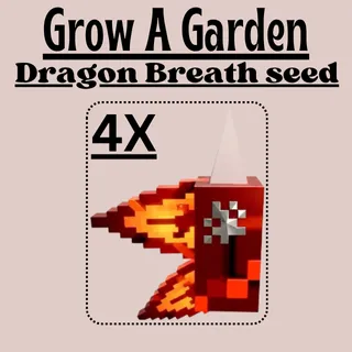 4X Dragon Breath seed|Grow A Garden 2|Fast delivery