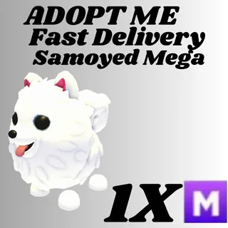 SAMOYED 1X MEGA -& 2X RANDOM PETS  ADOPT ME