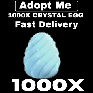 1000X Crystal Egg & | Adopt Me | Fast Delivery.