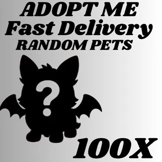 100x Random With One mega  Pets Adopt Me  | Quick Delivery