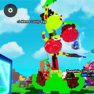 Huge  NeonRubyTomatrio