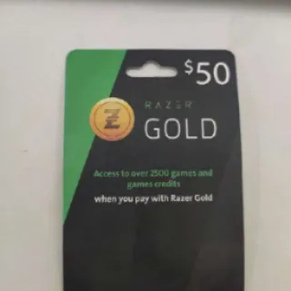 $50.00Razer Gold