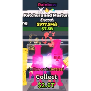 Rainbow Ketchuru and Musturu $977.5M/s