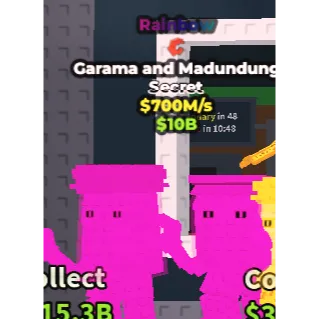 Rainbow Garama and Madundung $700M/s
