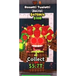 Rosetti Tualetti $475M/s (cool traits)