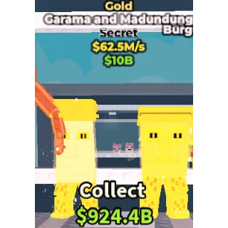 Gold Garama and Madundung 62.5M/s