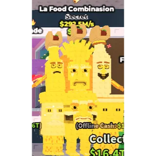 Gold La Food Combinasion $292.5M/s